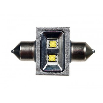 Светодиодная автолампа T10 28mm 2pcs 5W 12V Cree